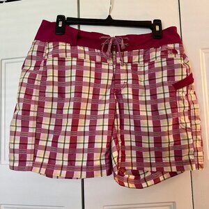 North Face Womens Swim Boardshorts Cover Up Shorts, Size 10